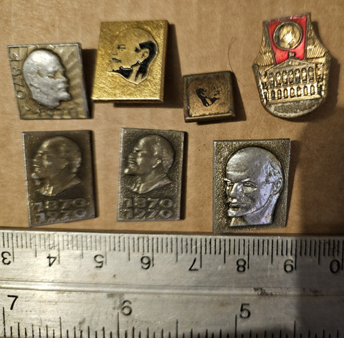 Vintage soviet badges pins - soviet,