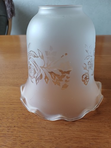 Vintage glass tulip shape