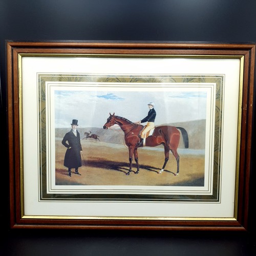 Horse racing print - print, jockey