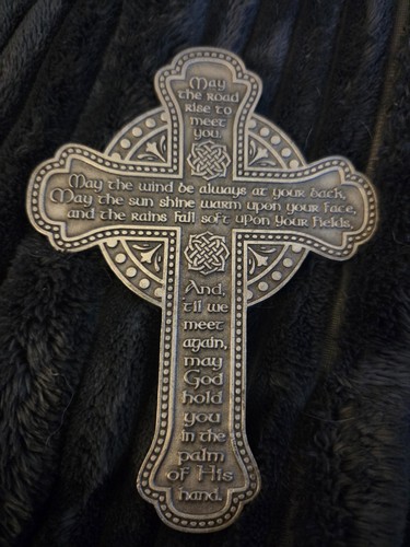 Pewter celtic irish - irish, blessing