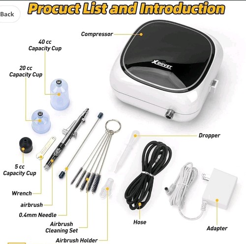 Xdovet airbrush set 30psi - airbrush,
