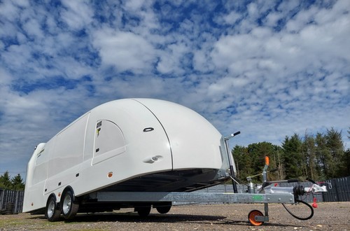 Woodford covered car trailer - car,