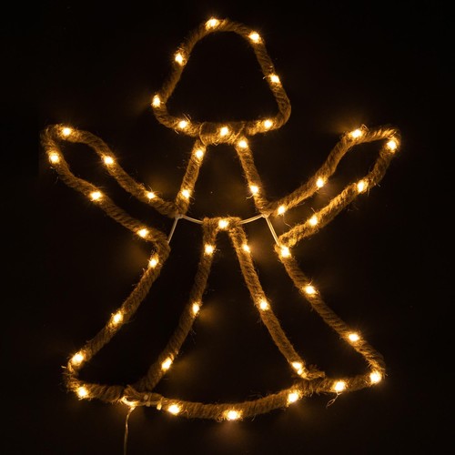 Christmas silhouette rope - silhouette,
