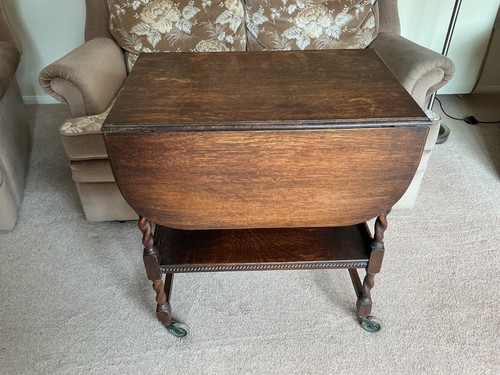 Antique oak barley twist - oak,