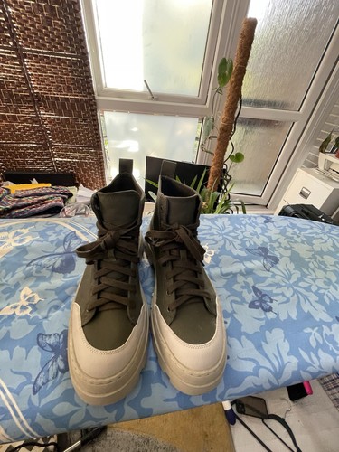 Zara high top - khaki, boots