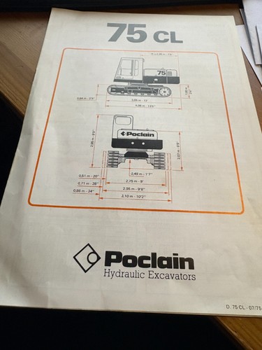 Poclain technical - poclain, 75