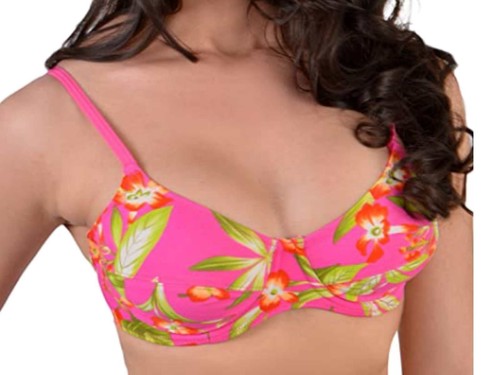 Bright pink floral - pink,