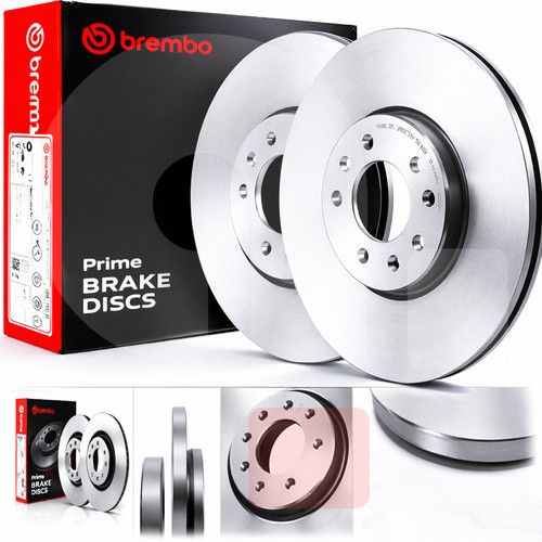 Brembo rear brake rotors pair - rotors,