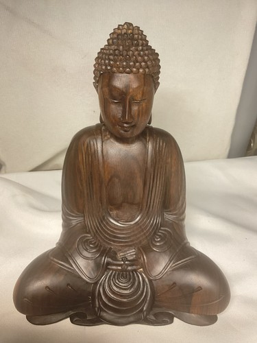 Large hand carved wooden - hand,