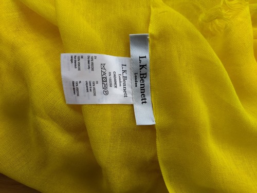Bennett yellow scarf - yellow,