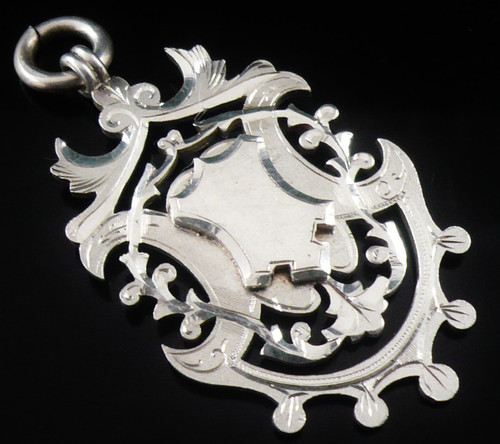 Antique sterling silver pocket - silver,