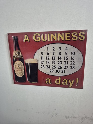 Guinness metal tin wall - guinness, sign