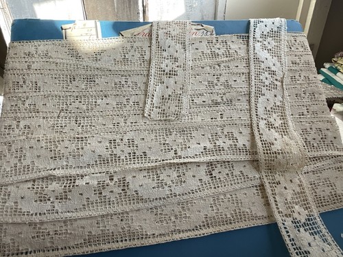 Antique lace vintage filet - lace,,