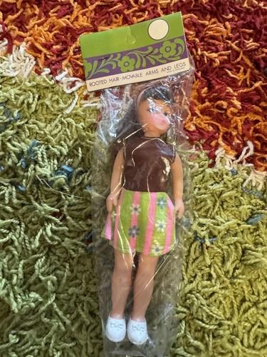 1960s vintage plastic doll - 1960s,