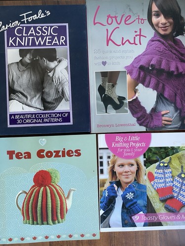 Knitting book bundle tea - x,