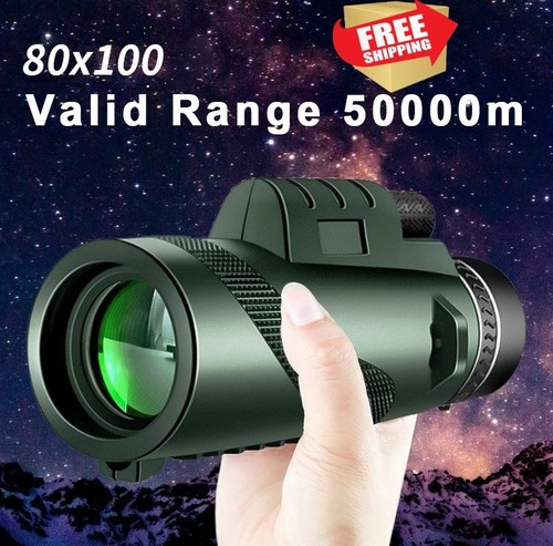 80x100 monocular telescope - hd,
