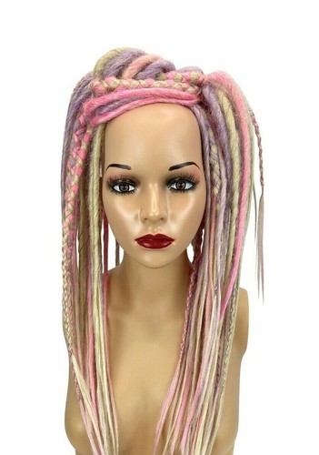 Pastel dread falls ponytail - pastel,