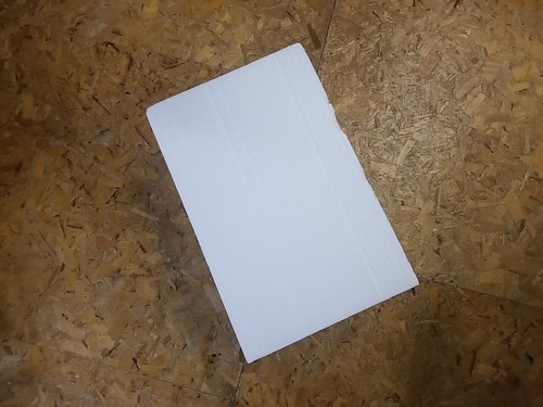 Styrofoam block blemish 5 - w/blemish, 15.5