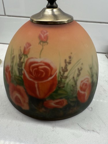 Antique reverse hand painted - reverse,