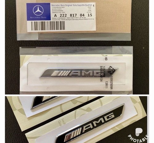 Amg chrome side - side, decal