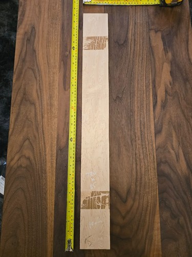 Birdseye maple fretboard - maple,