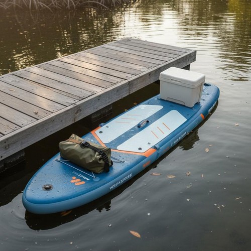 Inflatable fishing paddleboard - inflatable,