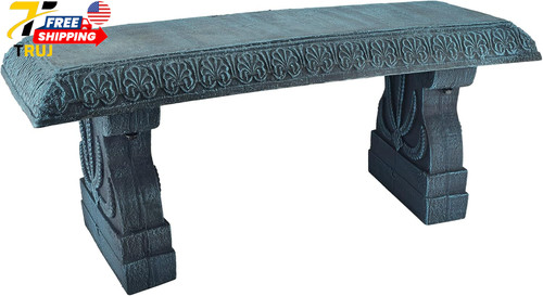 Outdoor fiberclay garden bench - fiberclay,