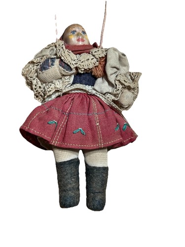 Bohemian bisque miniature doll - bohemian,