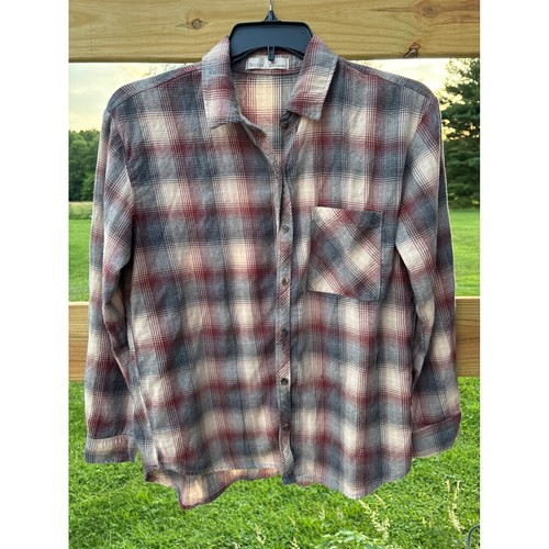 Becool womens plaid flannel - womens,