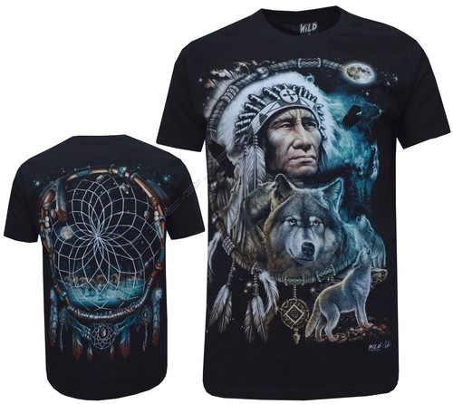 New wolf native american red - new,