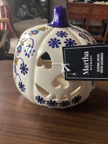 Martha steward pumpkin - steward, candle