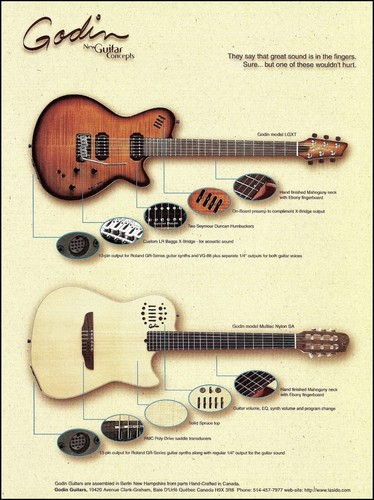 Godin lgxt multiac nylon sa - godin,