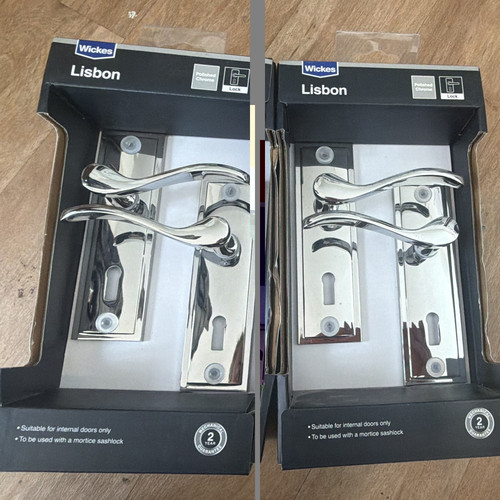 Wickes lisbon polished chrome - wickes,