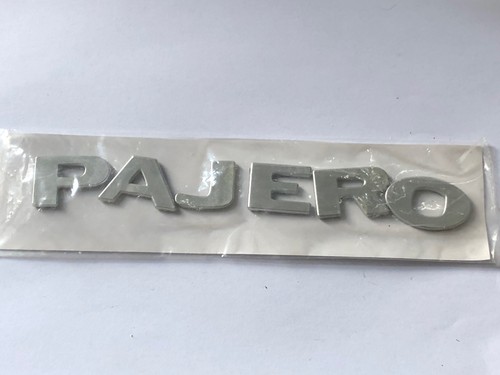 Mitsubishi pajero rear badge - pajero,