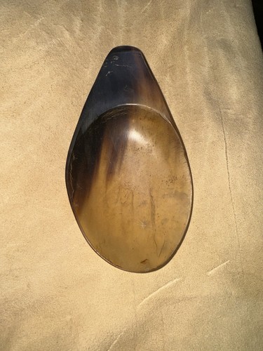 Bison horn spoon - horn, native