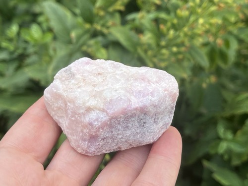 Pink petalite natural mineral - pink,