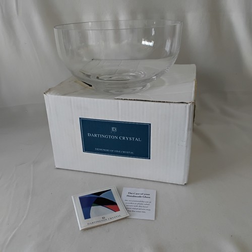 Large dartington crystal - large, clear
