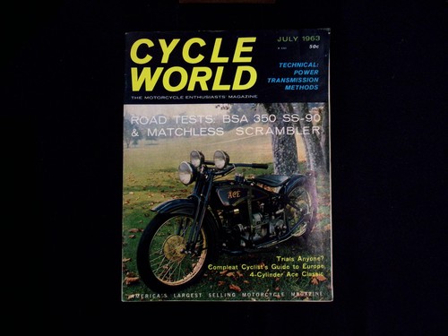 Cycle world magazine july - cycle,