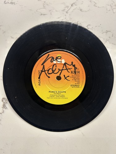 Signed adam ant puss - signed,