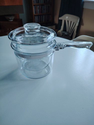Vintage pyrex flameware - flameware, double