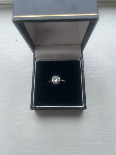 1ct diamond solitaire ring - diamond,