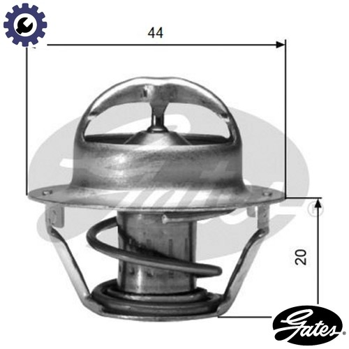 Thermostat coolant th03088g1 - coolant,