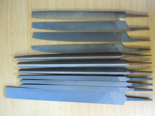 Double cut engineers file - cut,