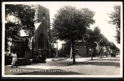 Postcard cleethorpes st - of, cleethorpes,