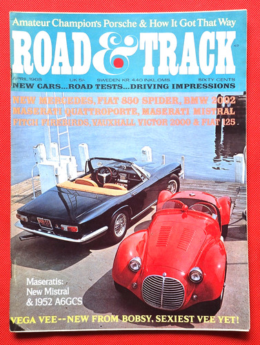 Road track april 1968 - road,