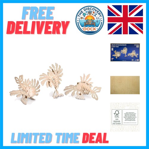 Portable lion fish wooden - portable,
