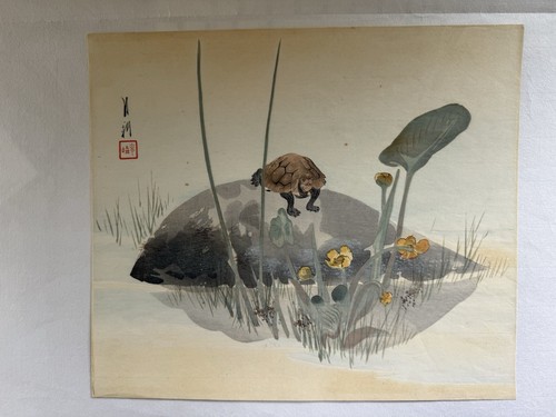 Antique japanese woodblock - antique,
