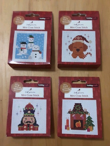 Cross stitch christmas theme - cross,