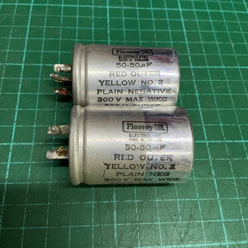 Vintage plessey 50uf 300v - vintage,