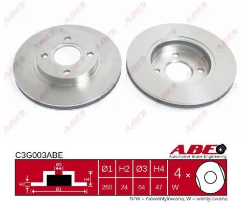 New brake disc - 2x,